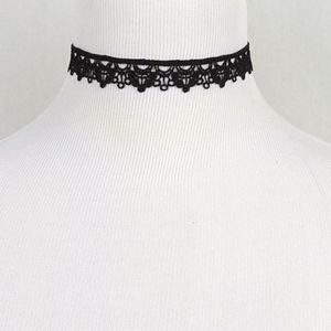 Black Lace Choker Necklace
